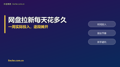 网盘拉新一天要花多少时间？我记录了一整周，把时间账摊开说